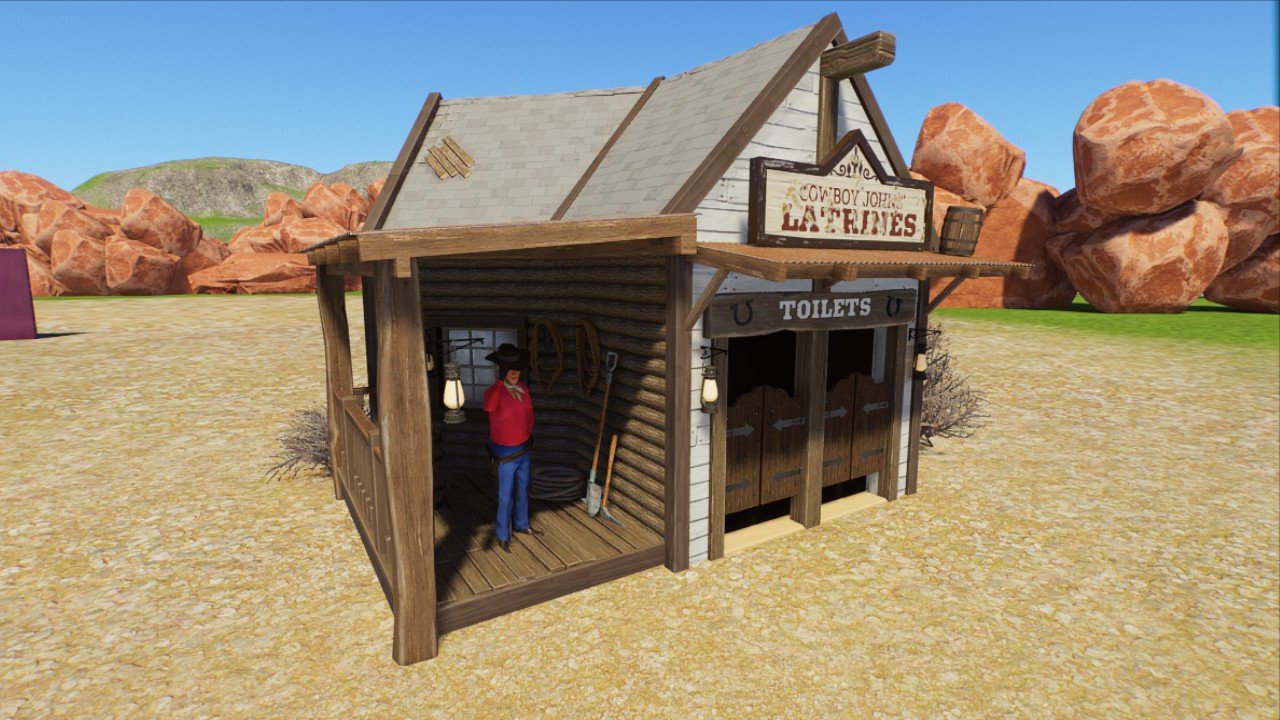 Western Toilet  Cowboy Johns v2