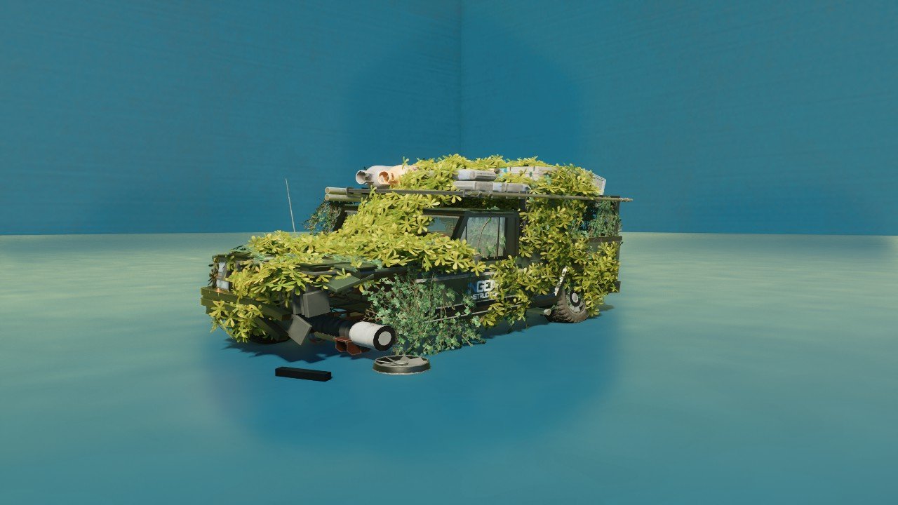 Overgrown veihcles #3: overgrown car 