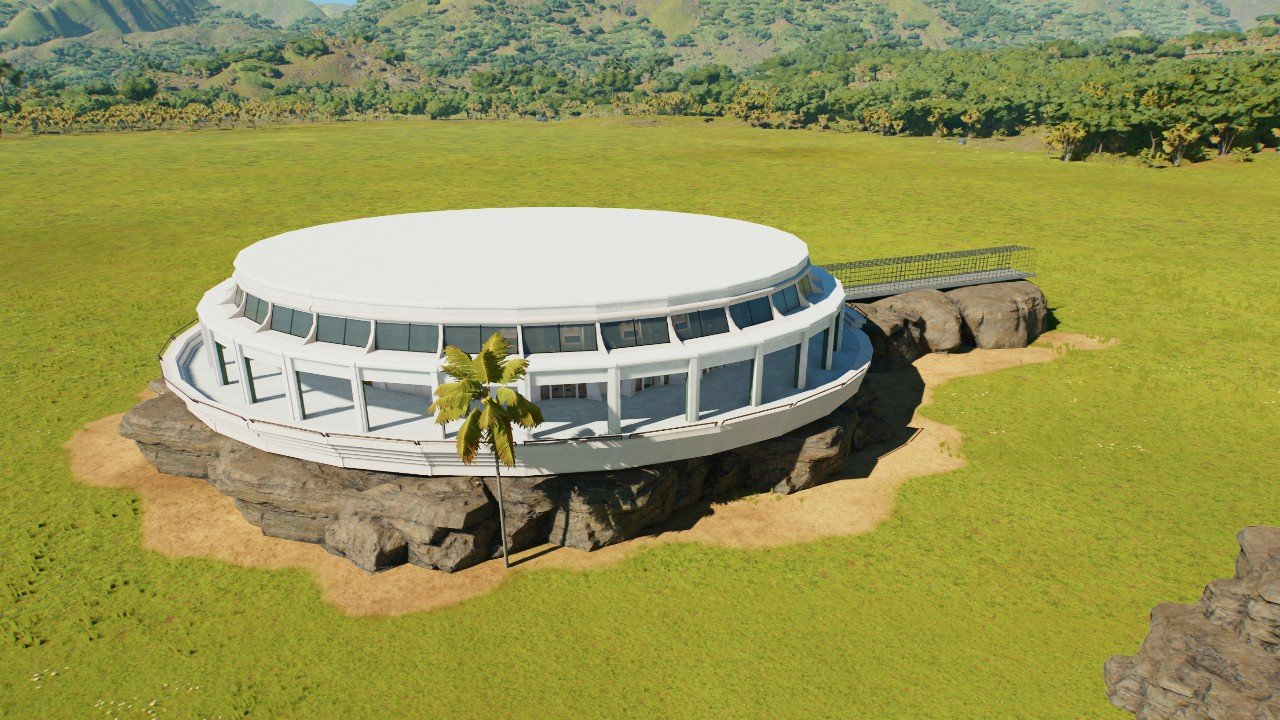 Jurassic park veiwing dome-large