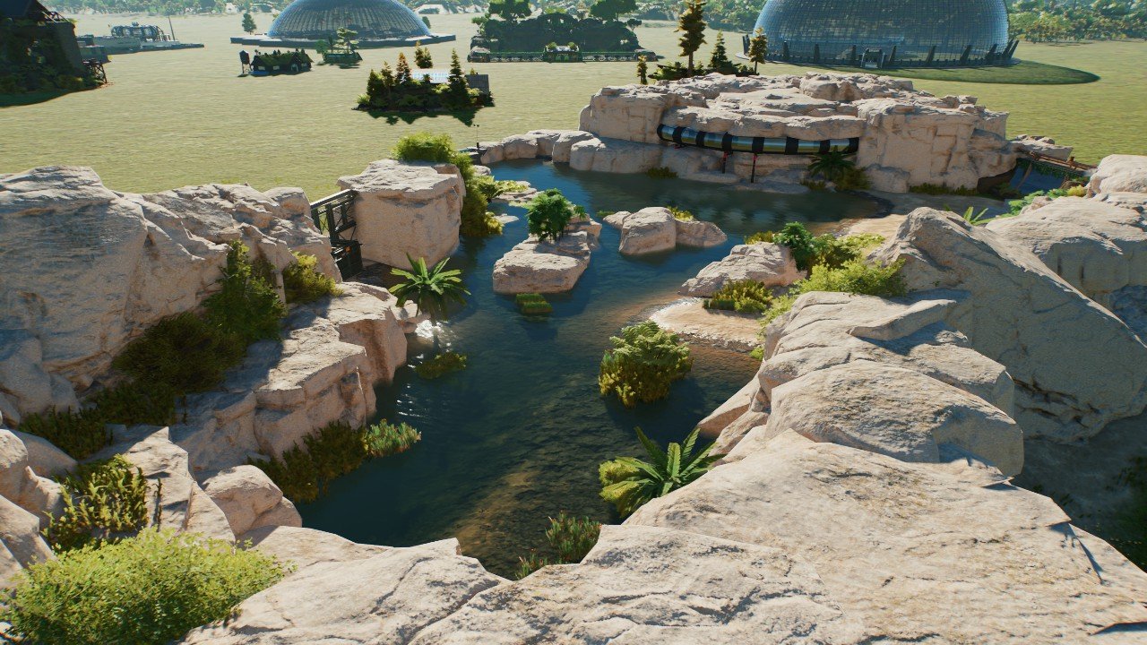 Spinosaur enclosure