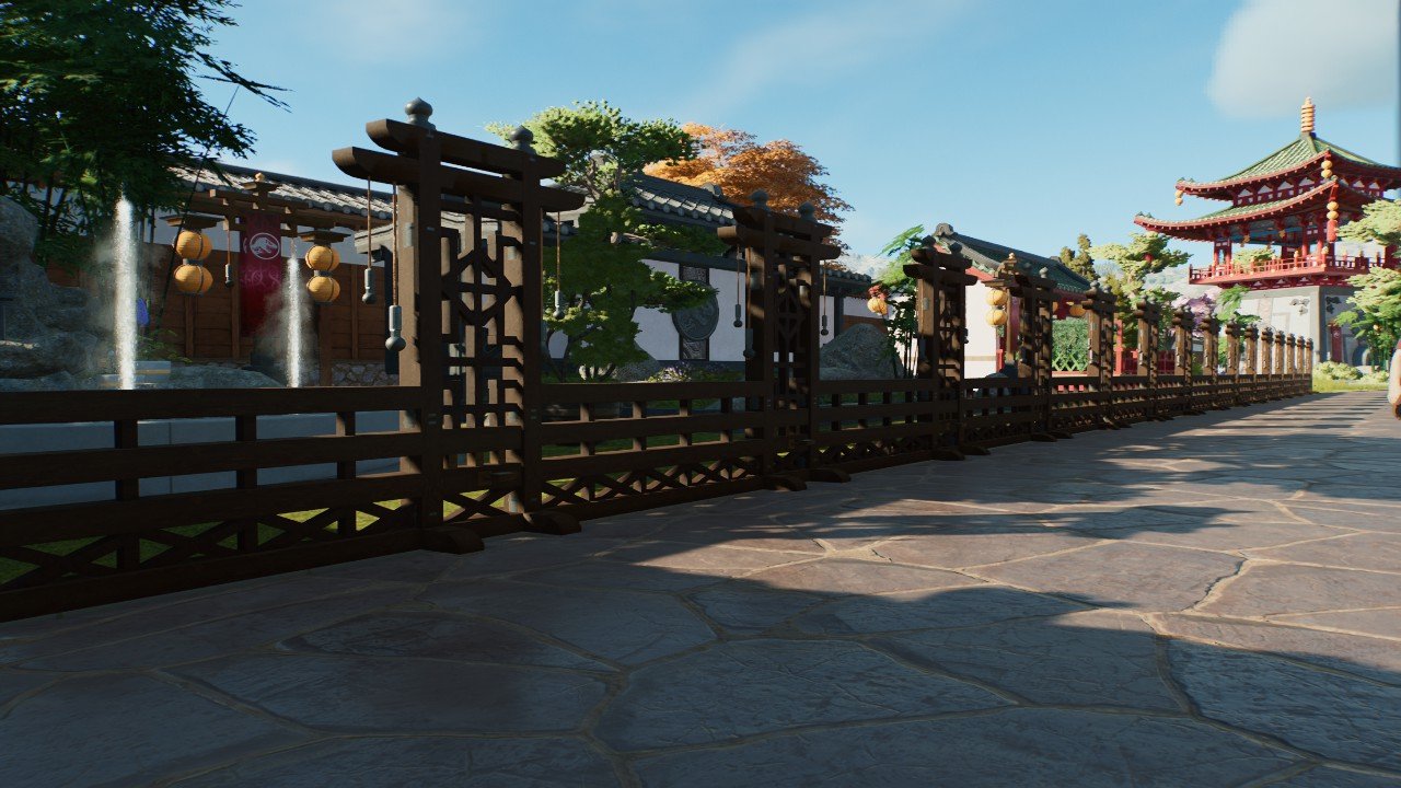 Asian styled Fence