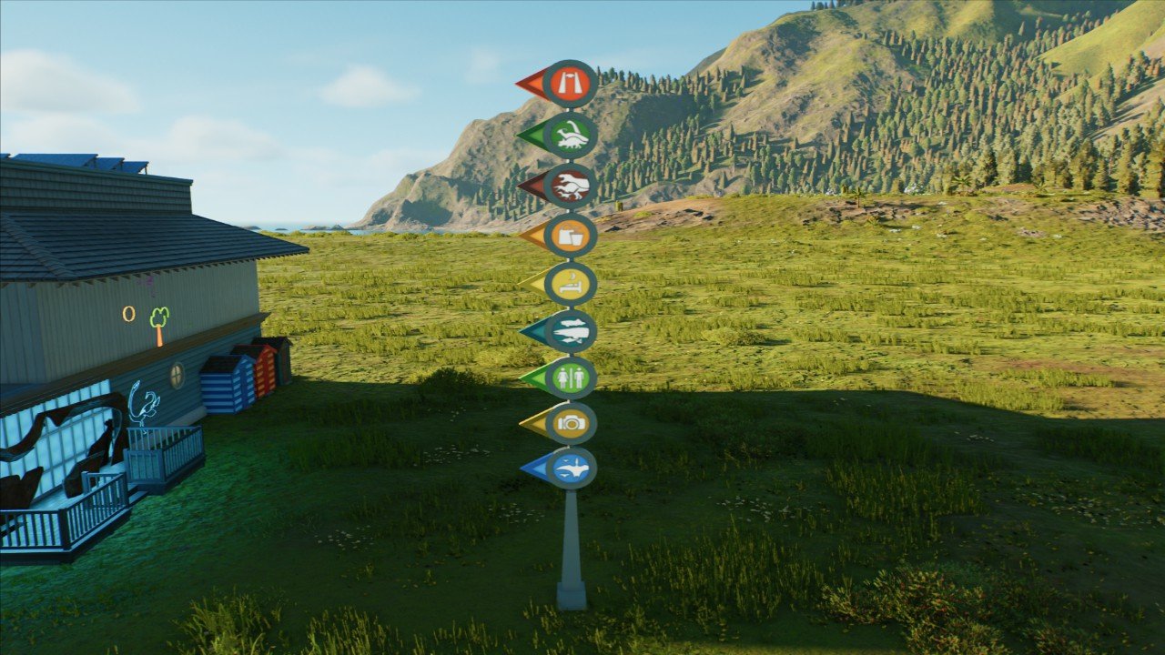 Ultimate Park Signpost - Workshop - Jurassic World Evolution 3