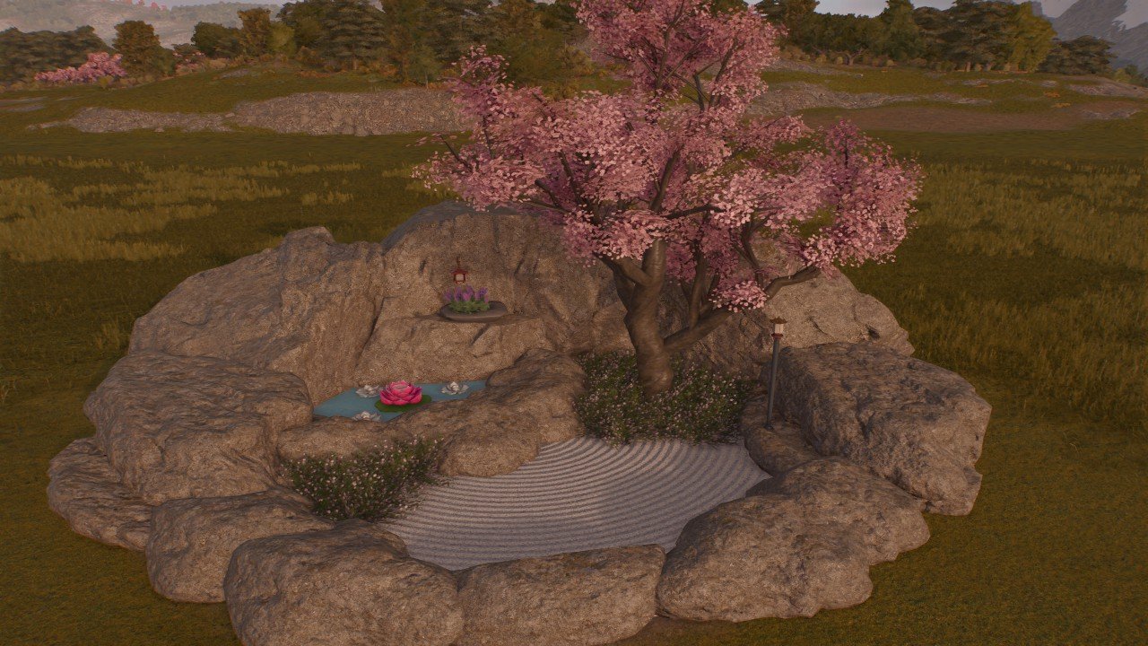Small zen garden