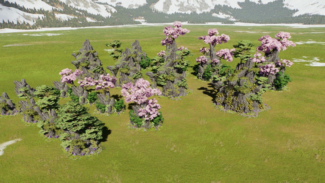 Eastern rock formation kit