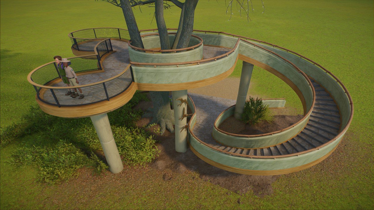 Simple Observation Games Narrow Observation Deck - Workshop - Planet Zoo 2