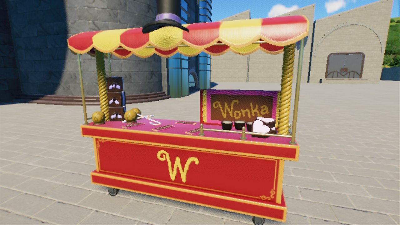 Wonka Chocolat Stall