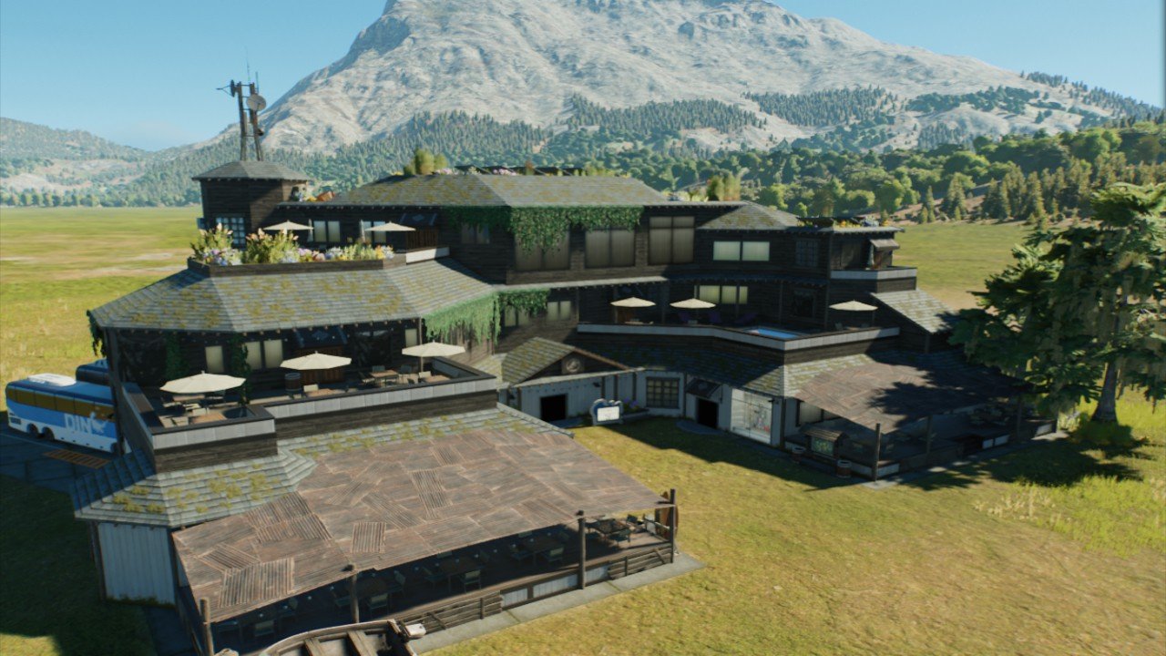 Large Hotel and Shopping Center