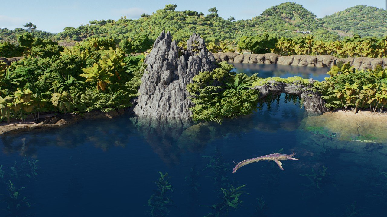 Volcano lagoon nest
