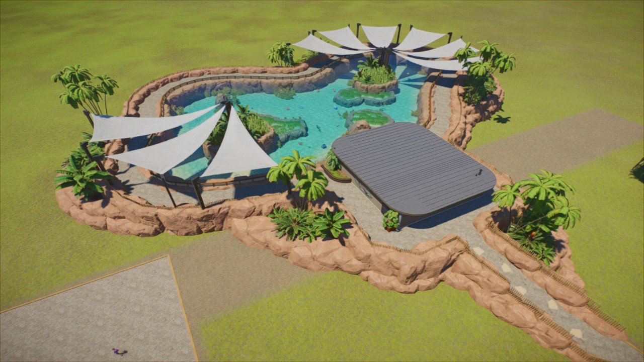 Black Rhinoceros, City Zoo Enclosure - Workshop - Planet Zoo 2