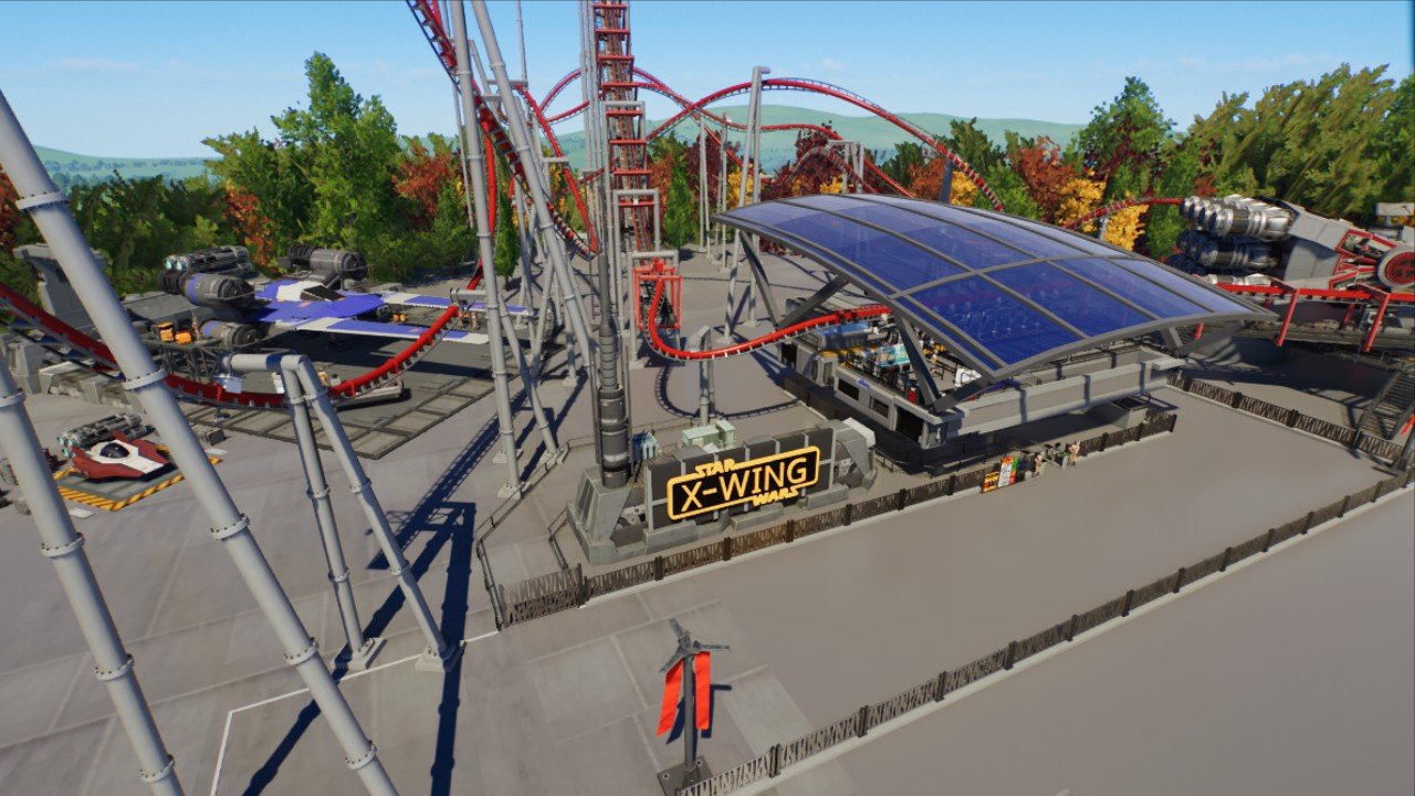 NOFXTEK STAR WARS X-WING FAMILY INVERTED COASTER NEW GEN (Part1)