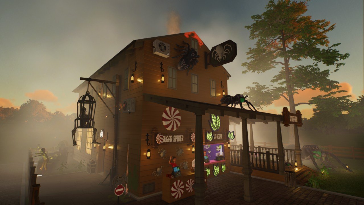 The Spider Farm Shops and Staff 