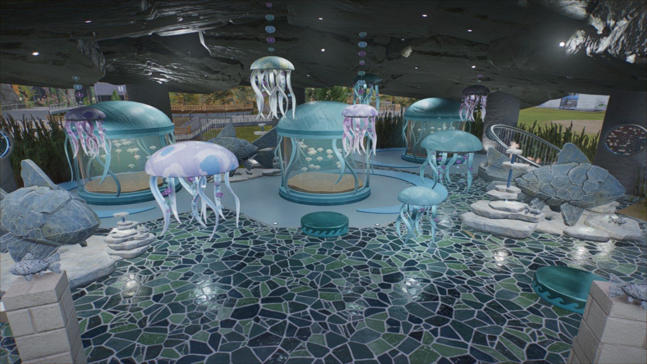 Moon Jelly Sanctuary - Glowing Exhibit Pavillon