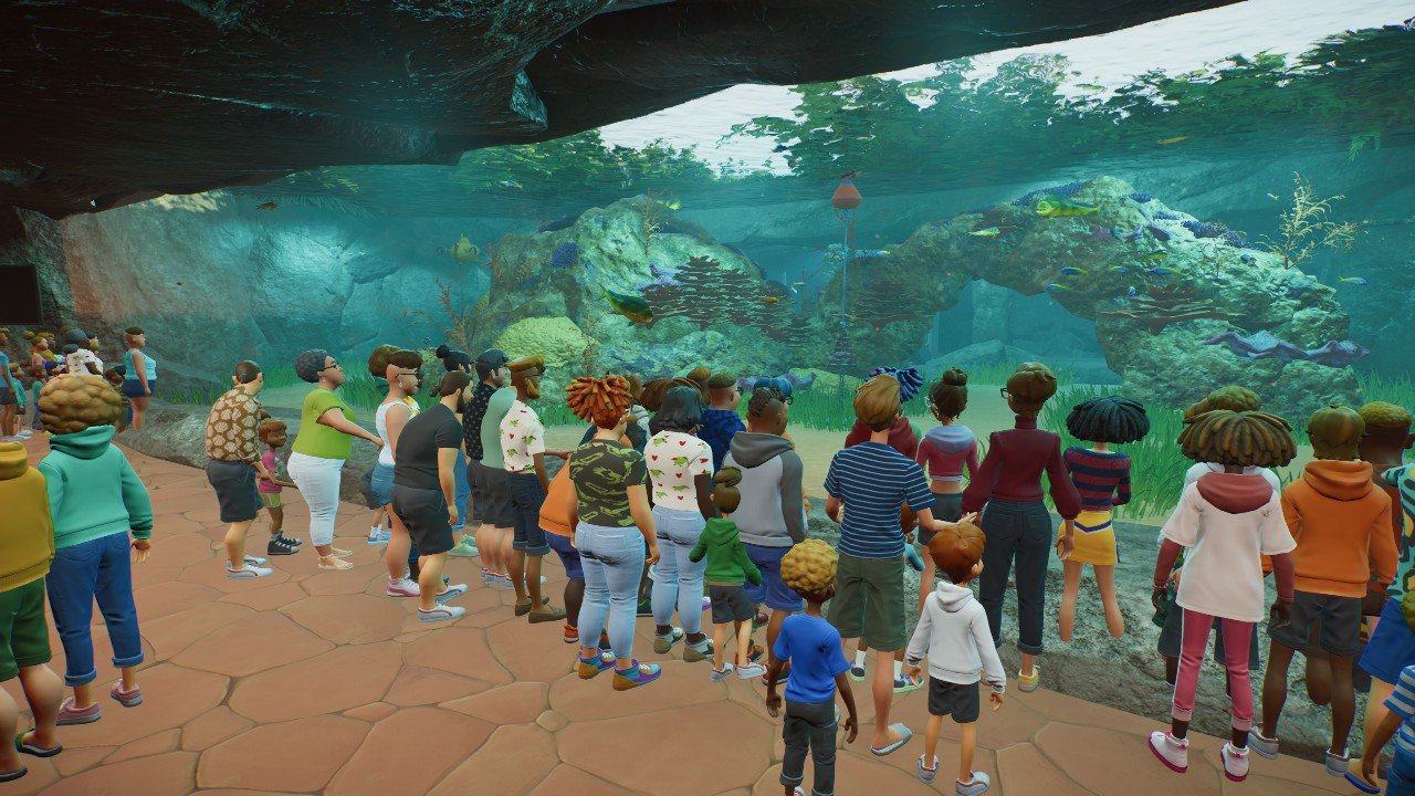 Indoor walktrough sal****er aquarium - Workshop - Planet Zoo 2