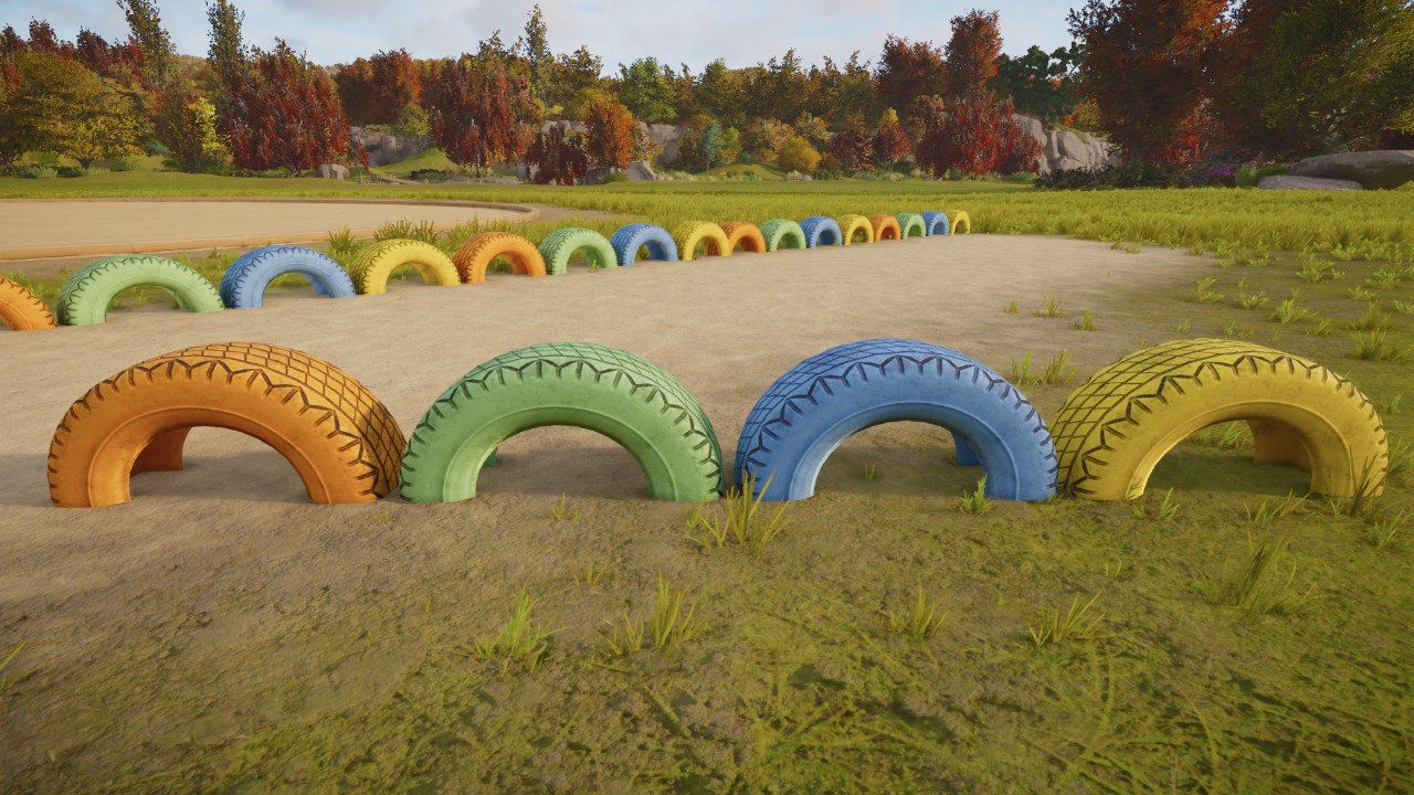 Tyre Path railing - Workshop - Planet Zoo 2